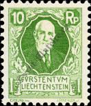 Stamp Liechtenstein Catalog number: 72