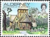 Stamp Alderney Catalog number: 4