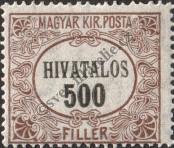 Stamp Hungary Catalog number: S/7