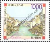 Stamp Bosnia and Herzegovina Croatian Post Mostar Catalog number: 3