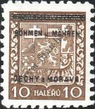 Stamp Protectorate of Bohemia and Moravia Catalog number: 2