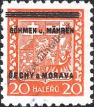 Stamp Protectorate of Bohemia and Moravia Catalog number: 3