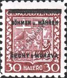 Stamp Protectorate of Bohemia and Moravia Catalog number: 5
