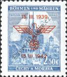Stamp Protectorate of Bohemia and Moravia Catalog number: 84