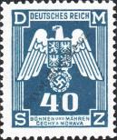 Stamp Protectorate of Bohemia and Moravia Catalog number: S/14