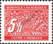Stamp Protectorate of Bohemia and Moravia Catalog number: P/1