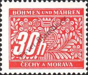 Stamp Protectorate of Bohemia and Moravia Catalog number: P/4