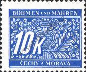 Stamp Protectorate of Bohemia and Moravia Catalog number: P/13