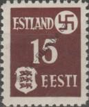 Stamp Estonia (German occupation) Catalog number: 1