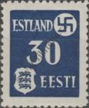 Stamp Estonia (German occupation) Catalog number: 3