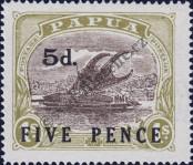 Stamp Papua Catalog number: 74