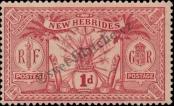 Stamp New hebrides Catalog number: 74