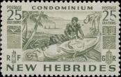 Stamp New hebrides Catalog number: 145