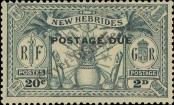 Stamp New hebrides Catalog number: P/2