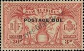 Stamp New hebrides Catalog number: P/3