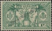 Stamp New hebrides Catalog number: 78