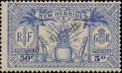 Stamp New hebrides Catalog number: 81