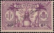 Stamp New hebrides Catalog number: 82