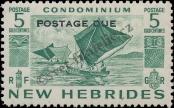 Stamp New hebrides Catalog number: P/26