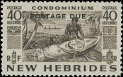 Stamp New hebrides Catalog number: P/29