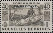 Stamp New hebrides Catalog number: P/34