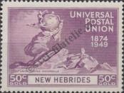 Stamp New hebrides Catalog number: 136