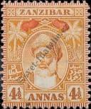 Stamp Zanzibar Catalog number: 58