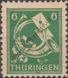 Stamp Thuringia (Soviet zone) Catalog number: 95/A