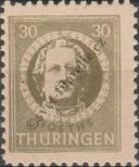 Stamp Thuringia (Soviet zone) Catalog number: 99/A