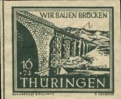 Stamp Thuringia (Soviet zone) Catalog number: 114