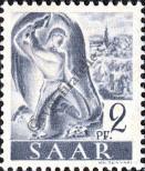 Stamp Saarland Catalog number: 206
