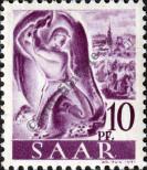 Stamp Saarland Catalog number: 210
