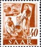 Stamp Saarland Catalog number: 218