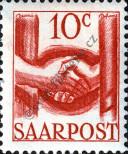 Stamp Saarland Catalog number: 239