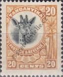 Stamp Tanganyika Catalog number: 68