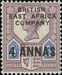 Stamp British East Africa Catalog number: 3