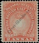 Stamp British East Africa Catalog number: 6/A