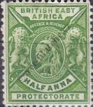 Stamp British East Africa Catalog number: 58