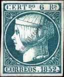 Stamp Spain Catalog number: 16/a