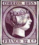 Stamp Spain Catalog number: 18/a