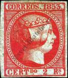Stamp Spain Catalog number: 19/a