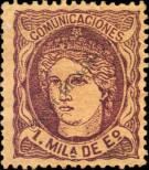 Stamp Spain Catalog number: 96/a