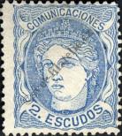Stamp Spain Catalog number: 106/a