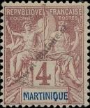 Stamp Martinique Catalog number: 28