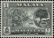 Stamp Malacca Catalog number: 55