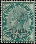 Stamp Chamba Catalog number: 1