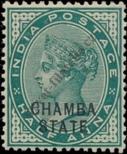 Stamp Chamba Catalog number: 1