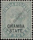 Stamp Chamba Catalog number: 9