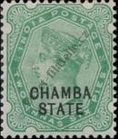 Stamp Chamba Catalog number: 11