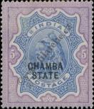 Stamp Chamba Catalog number: 15